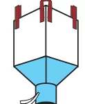 Cone and Spout Jumbo bags/FIBC bags