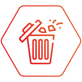 Web icons waste management